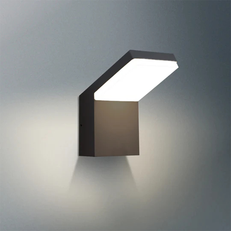 19215 IP65 18W 1800Lm LED ब्लैक/व्हाइट आउटडोर वॉल लाइट
